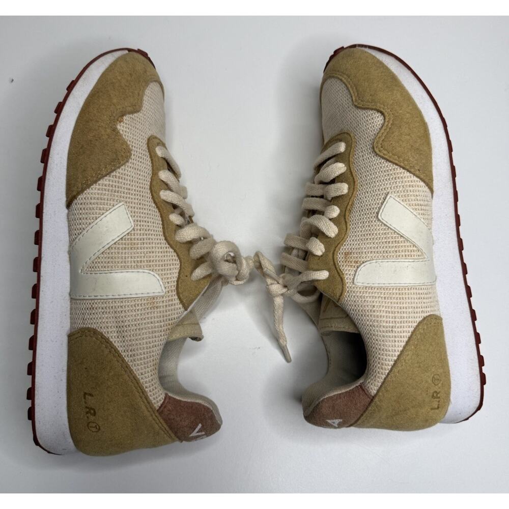 Veja x Madewell SDU Rec-J Sneakers Womens 7 Natural Platine Mesh Low Lace Up - Picture 6 of 10